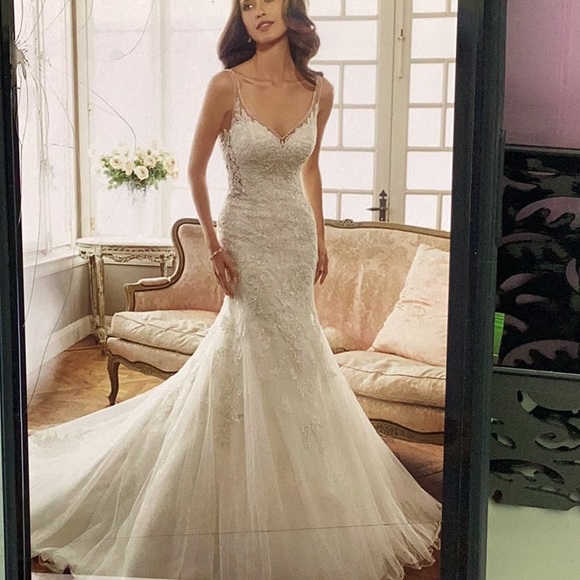 Sophia Tolli Y11707 size 10 ivory